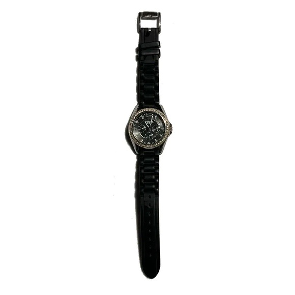 Fossil black jelly diamond dial stainless steel analog watch! - Picture 16 of 17
